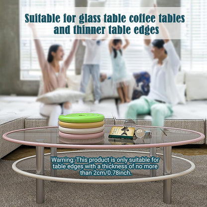 U Shape Foam Table Edge Protector for Baby,6.5 Ft/2m,Milky White | Foam Baby Proofing Safety Bumper Guard Strip, Corner Protectors For Kids, Suitable For Furniture Fireplace Desk