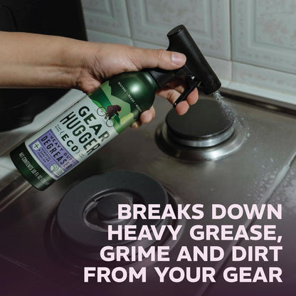 Gear Hugger All-Purpose Degreaser Spray Bottle (10 oz, Pack of 1) – Home & Kitchen Eco Friendly Cleaning Supplies, Powerful Degreaser Spray for Countertops & Household Surfaces, Plant Based, Non-Toxic