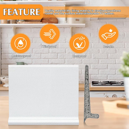 Jetec 6 Peices Self-Adhesive Door Corner Seals, Gap Filler Seal Strip Weather Stripping Draft Stopper Door Frame Seal Corner Foam for Weather Protection Isolation of Noise(Black)