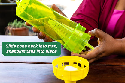 RESCUE! Reusable Yellowjacket Trap – Includes Attractant - 6 Traps