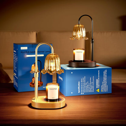 Homelist Candle Warmer Lamp with Timer, Height Adjustable Candle Lamp, Home Decor, Wax Melt Warmer for Birthday Chrismas Holiday Gifts for Mom, Women, Sister