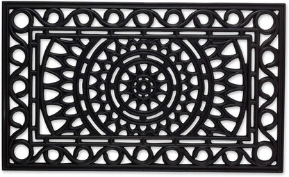 DII Rubber Doormats Collection All Weather, 18x30, Knobby