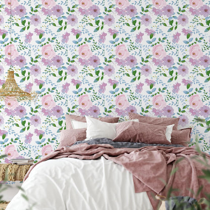 Removable Peel and Stick Wallpaper Boho 17.5 x 118 in Floral for Bedroom Bathroom Easy Peel Off Stick on Wallpaper Contact Paper Renter Friendly Wall Paper