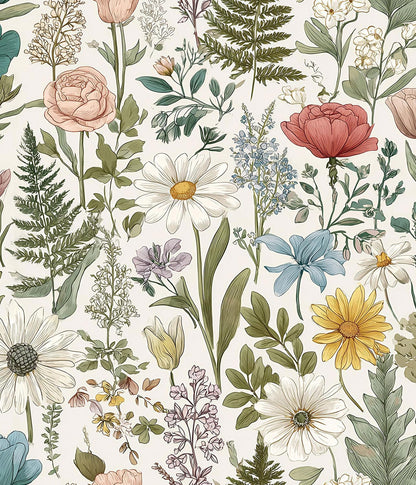 Orainege Pink Floral Peel and Stick Wallpaper Removable Self Adhesive Wallpaper 16.9inx118.1in Modern Wall Paper for Bedroom Bathroom Green Leaf Contact Paper for Cabinets