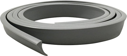 Thermwell Y3750 1/2-Inch x 37-Inch Vinyl "Y" Shaped Storm Door Bottom Replacement Insert For Aluminum Storm Doors, Gray