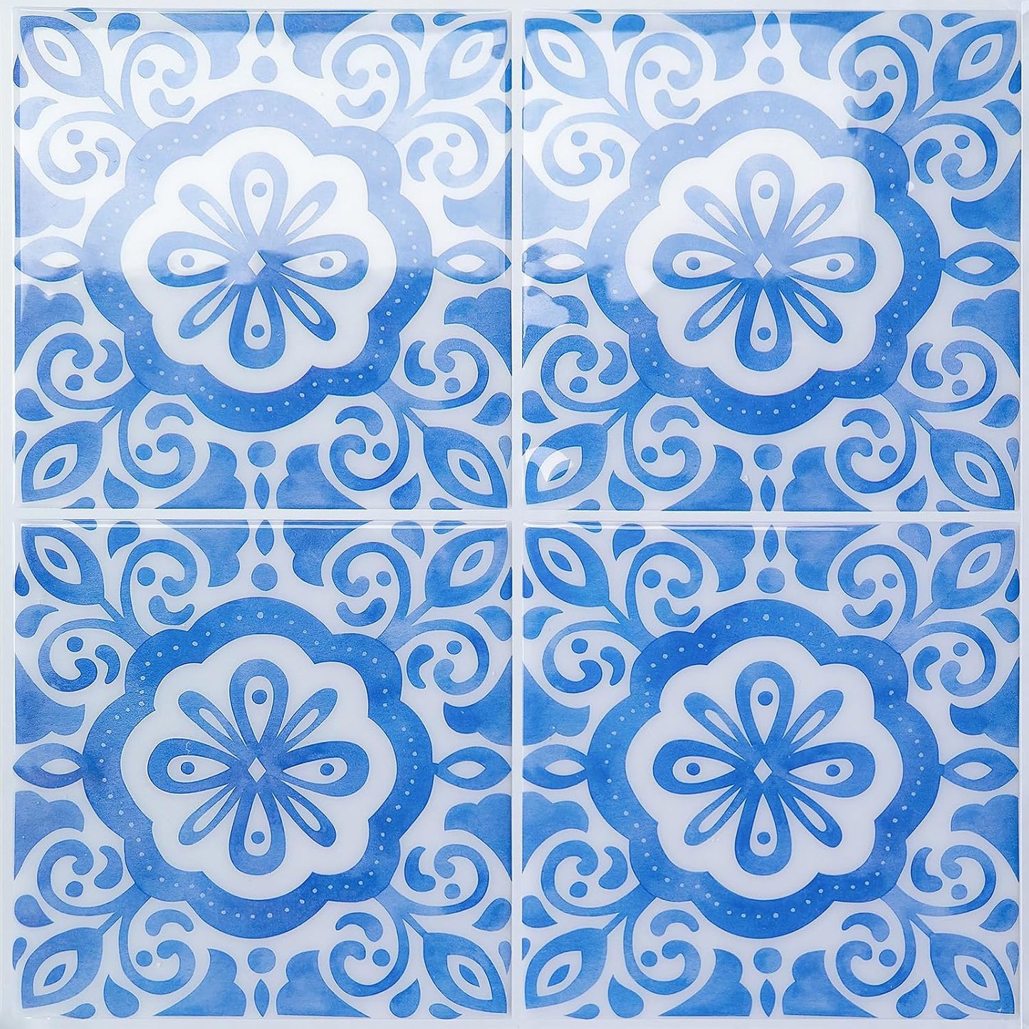 5 Sheets Peel and Stick Backsplash, Self Adhesive Wall Tiles, 3D Adhesive Tile Backsplash, 12"x12"Premium Self Adhesive Wall Tiles Peel and Stickfor Kitchen, Bathroom, RV(Spring Moss)