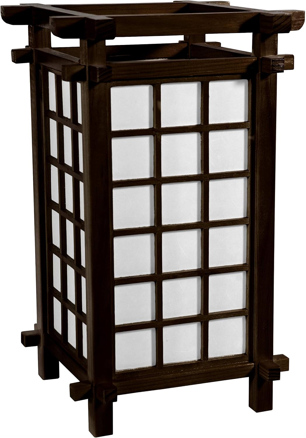 Red Lantern 17" Ido Lamp, Honey
