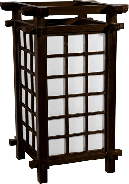 Red Lantern 17" Ido Lamp, Honey