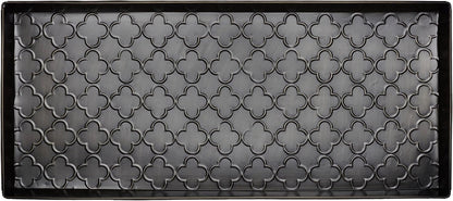 HF by LT Birch Forest Pattern Metal Boot Storage Tray, 30 x 13 inches, Antique Copper Finish
