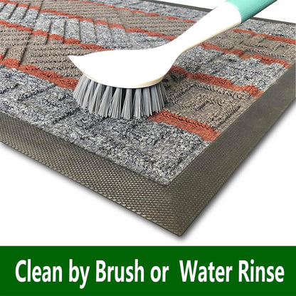 DM23 Heavy Duty Front Door Mats Non Slip Rubber Backing Entrance Mat Shoes Scraper Welcome Mat