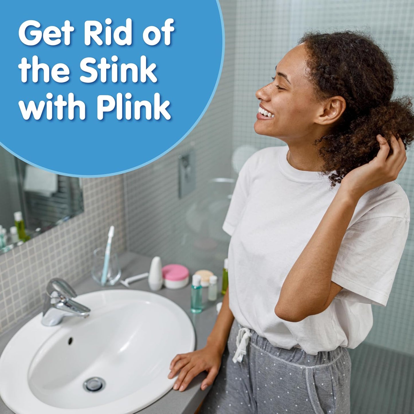 Plink Fizzy Drain Cleaner, 6 Count (Pack of 2), Lemon Scent