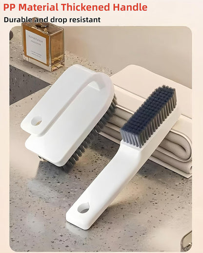 2 Pack Scrub Brush Laundry Cleaning Brush Soft Bristle Household Cleaning Brushes Carpet Brush Upholstery Brush Small Scrubbing Brush Stain Remover Brushes for Fabric,Hat,Clothes,Bag & More