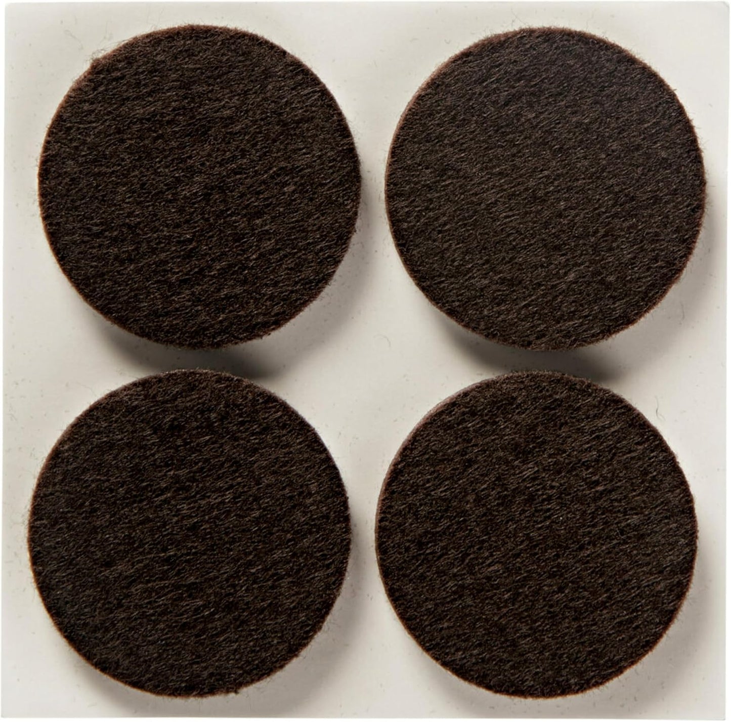 Scotch Felt Pads, Felt Furniture Pads for Protecting Hardwood Floors, Round, Brown, 1.5-in Diameter, 24 Pads