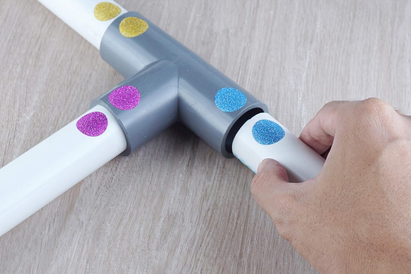 Royal Green Dot Sticker 11/16" Inch (17mm) Colored Labels in Purple - 2400 Pack - Colors B