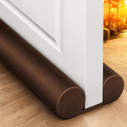 MAXTID Under Door Draft Stopper for Bottom of Doors 38" Black Door Blocker Noise ReducerLight Cold Air Guard Breeze Sound Proof Door Sweep Weather Stripping Door Seal Insulation Strip Gap Filler