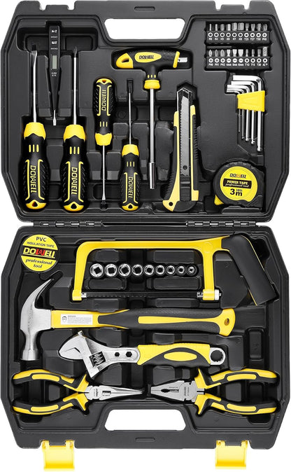 DOWELL Tool Set Tool Kit Homeowner Tool Set Wrench Pliers Screwdriver Set Repair Tool Kit