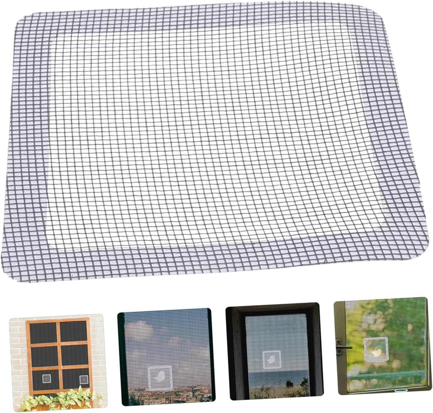 Window Screen Repair Patch Kit Adhesive Patch Pads for Holes Door Screen Mesh Tape