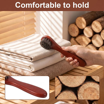 3pcs Stain Remover Dauber Brushes Wood Laundry Stain Brush | Wood Laundry Brushes for Stains on Clothes Shoes Small Stain Brush for Scrubbing Stains from Furniture Fabric Leather