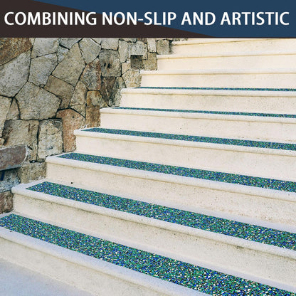 CHUANGSEED Anti-Slip Tape 2" x15ft - Waterproof Blue Safety Grip Tape for Stairs, Pool, Bathroom, Outdoor Steps - Heavy Duty Non-Slip Traction Strip