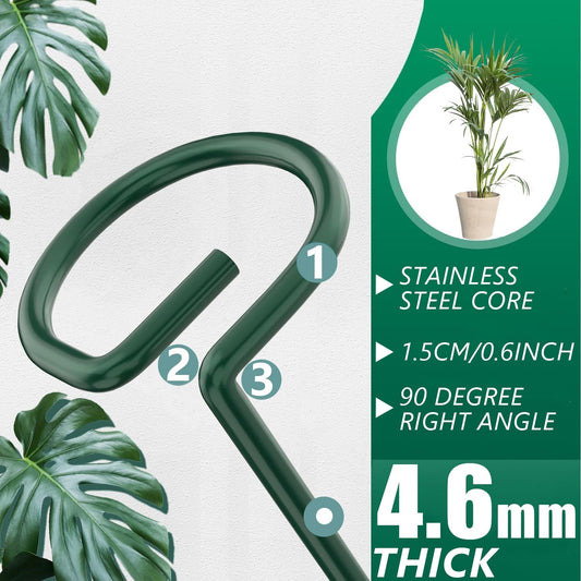 6 Pack 24 in Extendable Plant Support Stakes for Outdoor Plants and Flowers | Adjustable 12 to 24 Inch garden sticks for indoor outdoor, fits orchid, tomato, vegetables and monstera