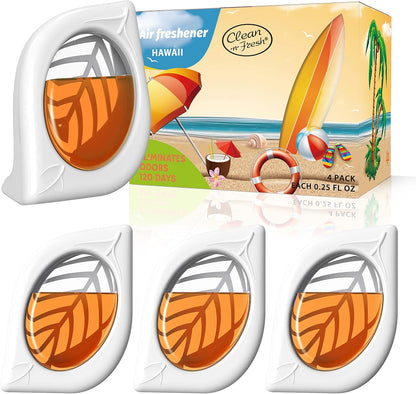 Air Freshener for Home, 4 Pack, Eucalyptus & Mint, Odor Eliminator for Small Area Closets Bathroom Pets Strong Odor, Up to 120 Days