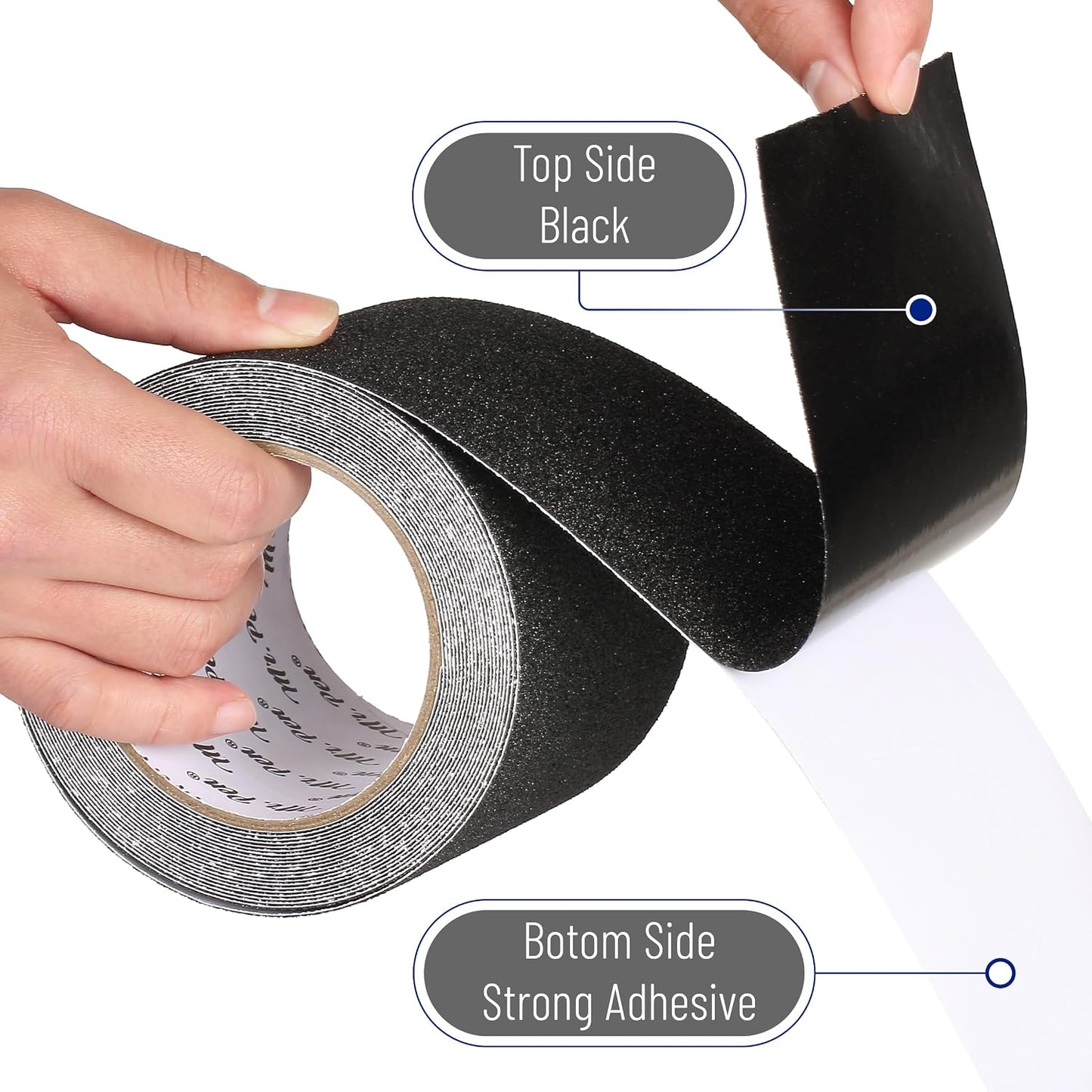 Mr. Pen- Grip Tape, 2 Inch, 23 Feet, Anti Slip/Non Skid Tape, Grip Tape | Friction Tape for Stair, Black Grip Tape Roll, Waterproof