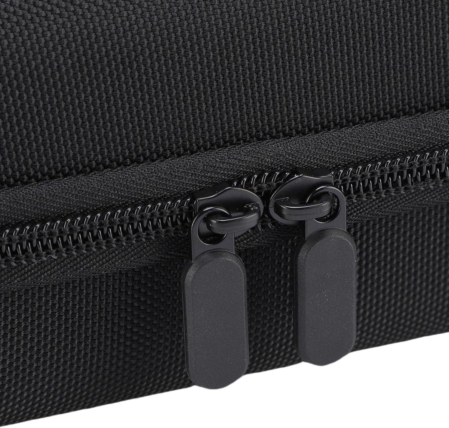 LICAEVEY Hard EVA Battery Organizer Storage Box Case with Tester Holder for AA AAA C D 3V 9V Batteries - Black Protective Container
