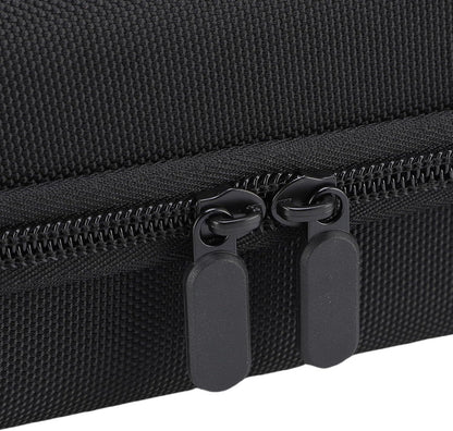 LICAEVEY Hard EVA Battery Organizer Storage Box Case with Tester Holder for AA AAA C D 3V 9V Batteries - Black Protective Container