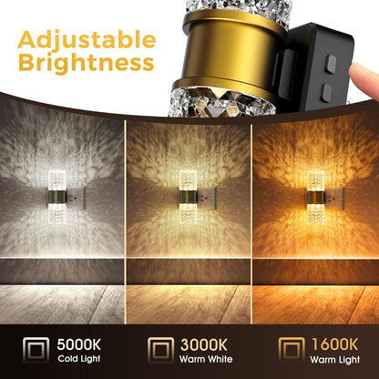 L LOHAS LED Night Light,Dimmable Night Lights Plug into Wall, 2 Pack Acrylic Nightlight with 0-100 LM Adjustable Brightness, 3000K Plug in Night Light with Dusk to Dawn Sensor, for Bathroom Hallway