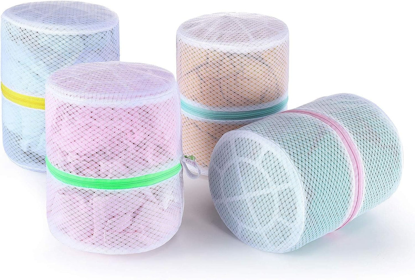 GOGOODA 7 PCS Mesh Laundry Bags, Delicates Washing Bags | Multisize for Sweater Blouse Hosiery Bras Machine Wash Bags for Travel Storage Organization