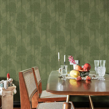 JiffDiff Warm White Self Adhesive Wallpaper with Waterproof, Farmhouse Removable Peel and Stick Wallpaper for Bathroom and Cabinets Decor, Botanical Renter Friendly Contact Paper 17.3" X 120"