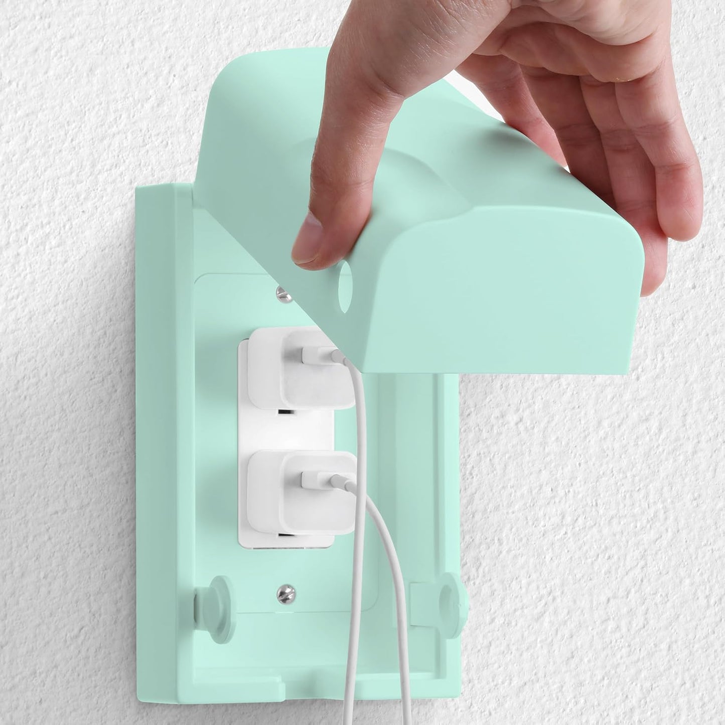 Bates Baby Safety Outlet Cover Box - Plug Covers for Electrical Outlets, Child Proof Outlet Cover, Socket Covers for Outlets