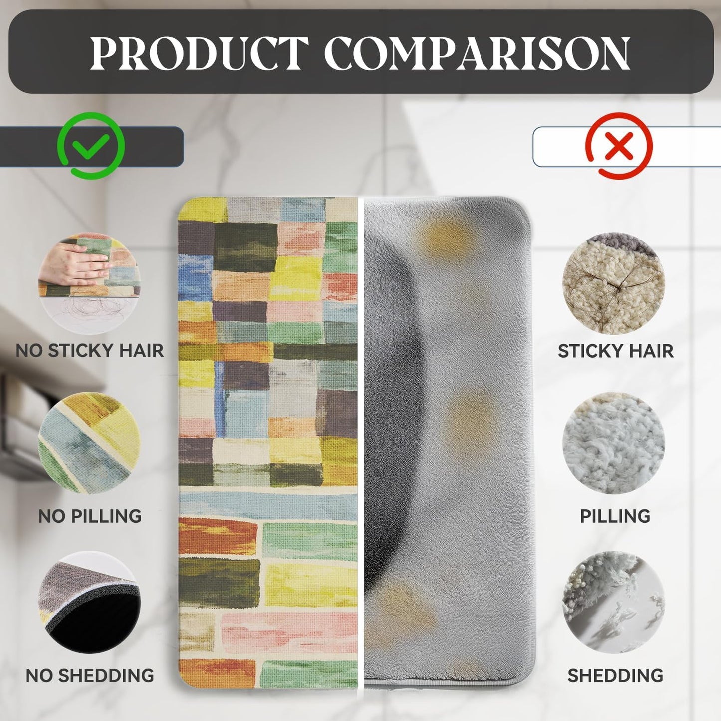 MontVoo -Bath Mat-Rubber Backing Non SlipThin Bathroom Rugs Fit Under Door- Quick Dry Absorbent Faux Suede Surface Grey Bathroom Floor Mats-Shower Rug for in Front of Bathtub Shower Gray 16x24