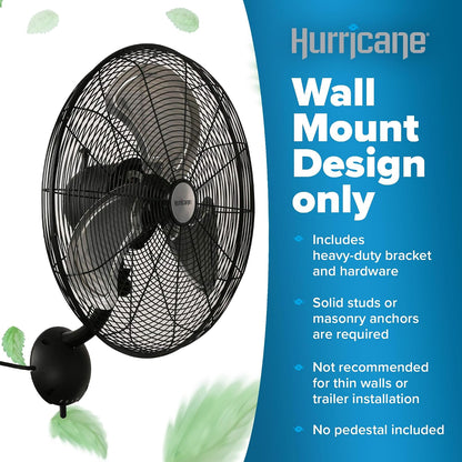 Hurricane Classic 6 Inch Clip Fan, 2 Speed Portable Desk Table Fan with Tilt, White