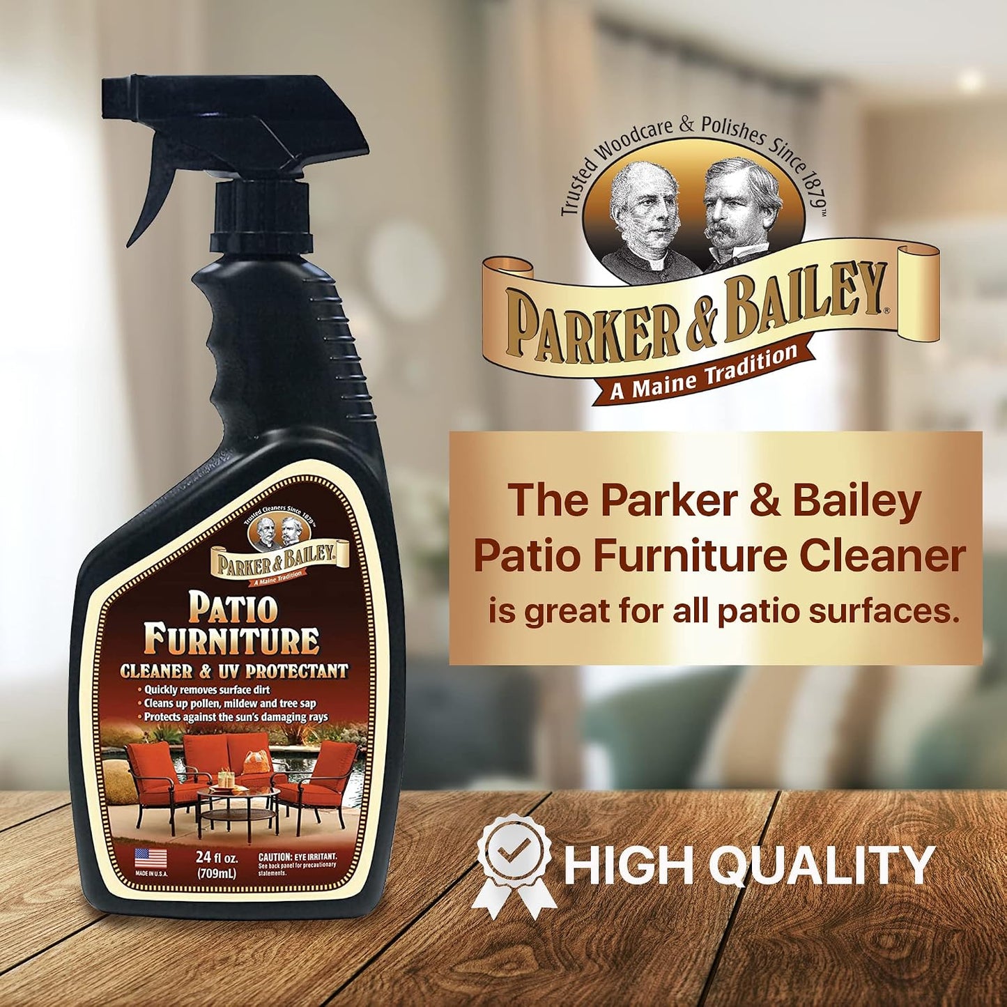 Parker & Bailey Grill Cleaner and Degreaser - BBQ Grill Cleaner Degreaser Cleaner Heavy Duty Countertop Cleaner Stainless Steel Cleaner Glazed Tile Cleaner Cleaning Supplies for Grease and Grime