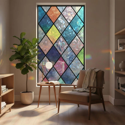 Frosted Privacy Window Film - Two-Way Blur Effect, Maximum Light Transmission, Static Cling No Glue, Easy Cut for Bathroom, Bedroom, Shower Room, Glass Doors (Frosted White, 17.5"x 78.7")