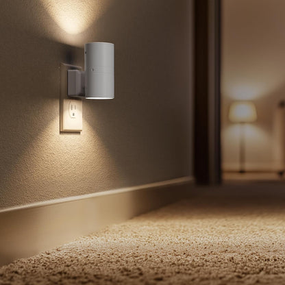 Briignite Motion Sensor Night Light,2 Pack Motion Activated Plug in Night Lights, 0-100LM Dimmable Soft White 3000K, Motion Sensor Light Indoor for Bathroom Hallway Bedroom Stairway Kid Elderly Pet