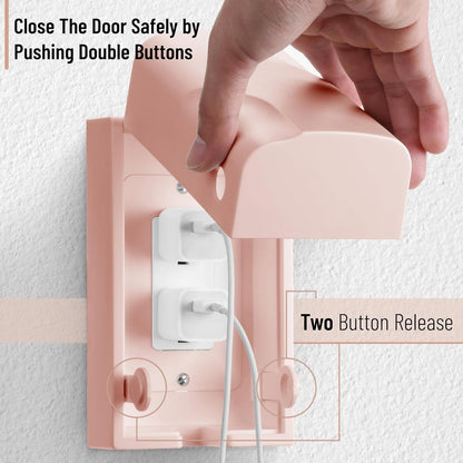 Bates Baby Safety Outlet Cover Box - Plug Covers for Electrical Outlets, Child Proof Outlet Cover, Socket Covers for Outlets