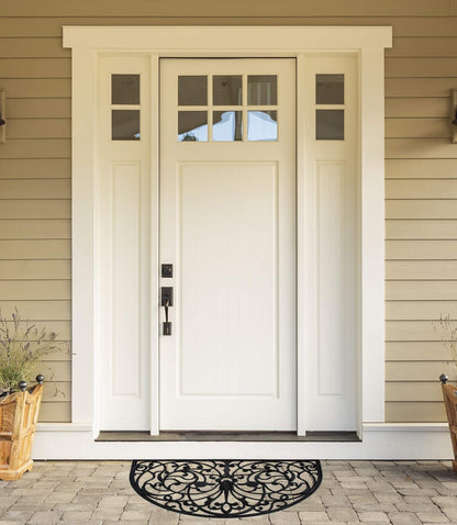 DII Rubber Doormats Collection All Weather, 18x30, Lattice