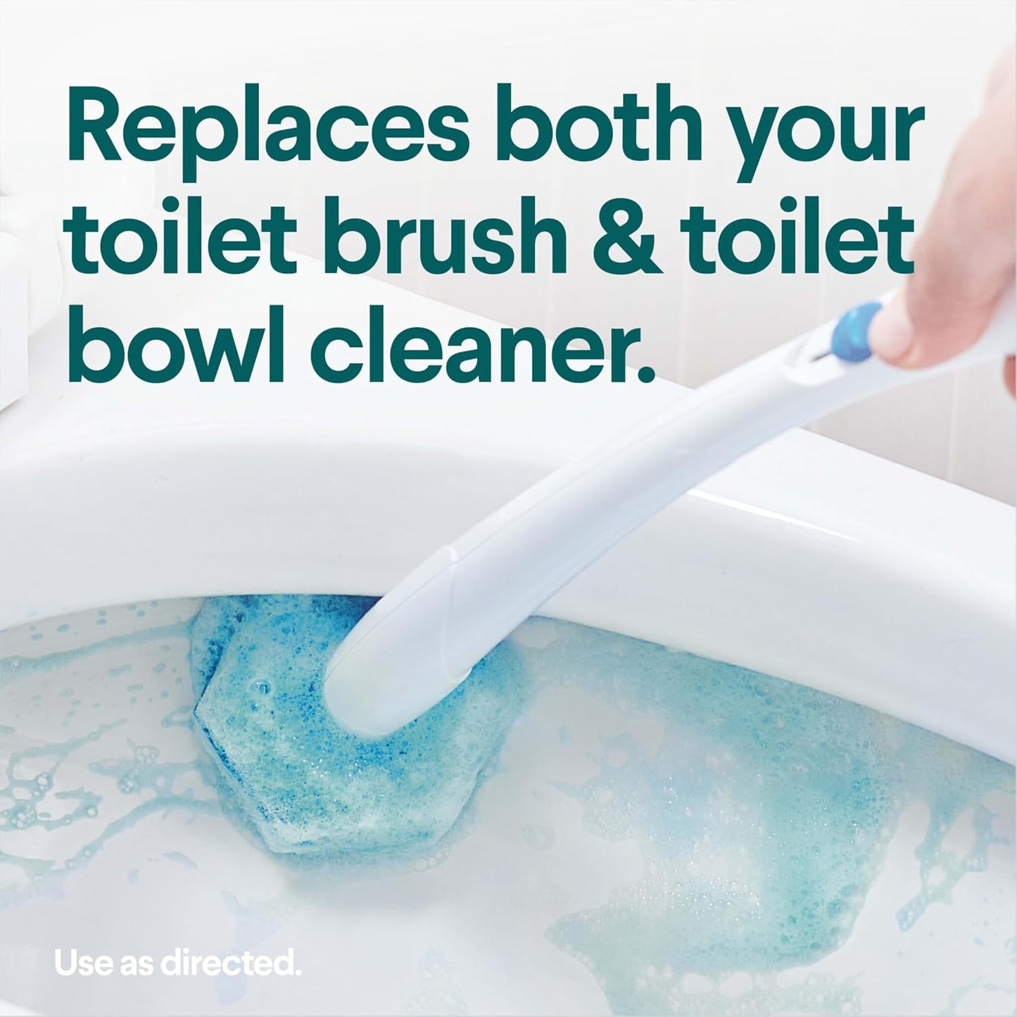Clorox ToiletWand Toilet Cleaner Refills, Toilet brush, Rainforest Rush, 10 Ct