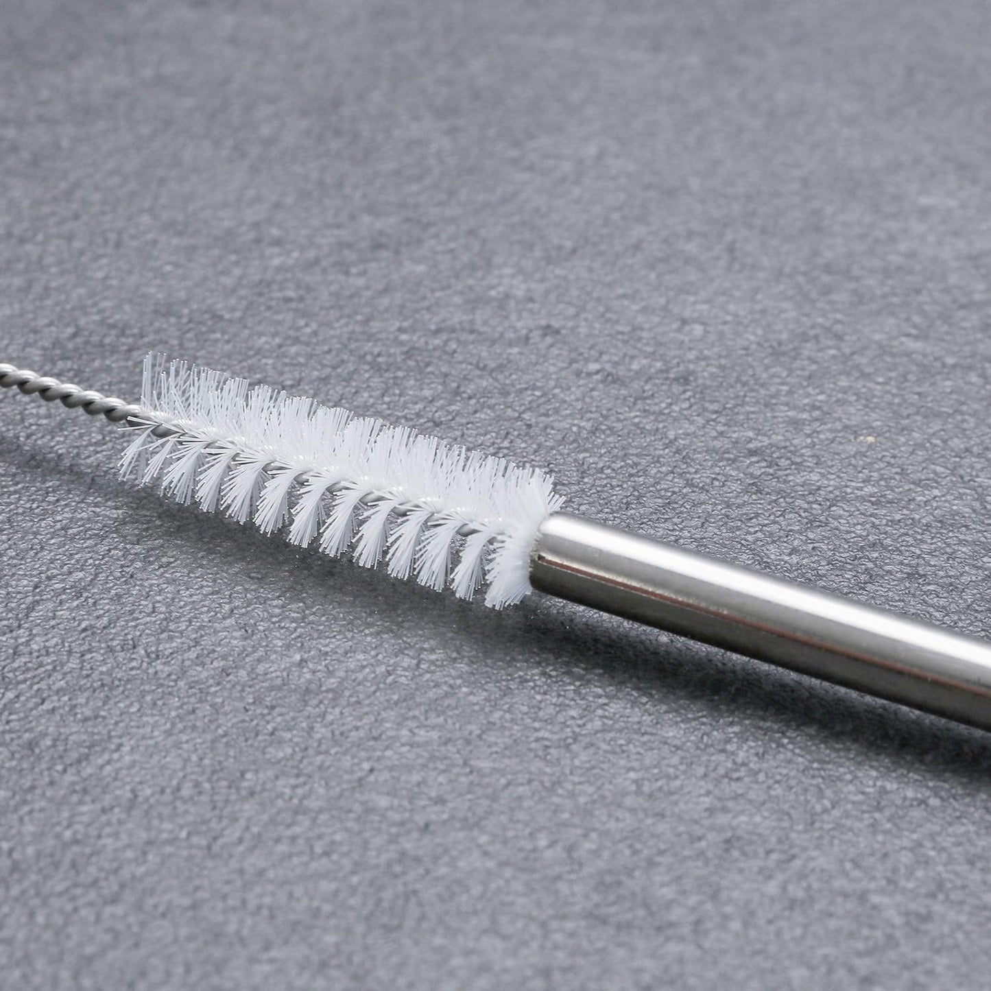 Drinking Straw Brush-50 Pack, 90" x 8 mm Cleaner Brush for Stainless Steel Straws and Cleaning Brush for Smoothie Straws. Reusable Washable Dishwasher Safe