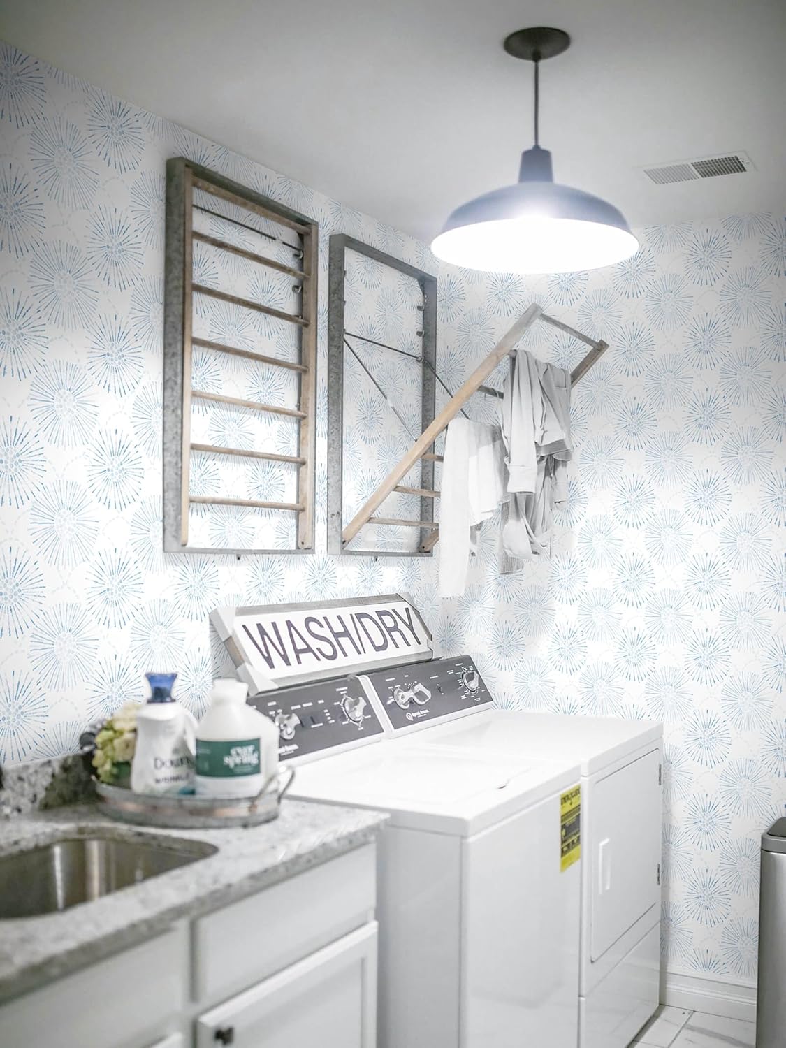 Boho Wallpaper Neutral Peel and Stick Wallpaper 78.7"x17.3" Geometric Wall Paper Beige and White Contact Paper Textured Removable Vinyl Waterproof for Bedroom Farmhouse Kitchen Bathroom