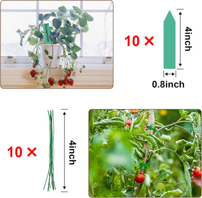 Augshy Moss Pole, 27 Inch Moss Poles - 2Pcs 17 Inch Plant Stakes Moss Sticks for Monstera Indoor Creepers Plant Support Extension Climbing Plants