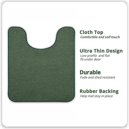 Bath Mat,Ultra Thin Bathroom Rugs,Rubber Bath Mats for Bathroom,No Slip Bath Rugs,Quick Dry,Machine Washable,Low Pile,Absorbent,Shower Outside,Sink,Home Decor Accessories.Grey,1'5"x2'3"(17x27Inch)