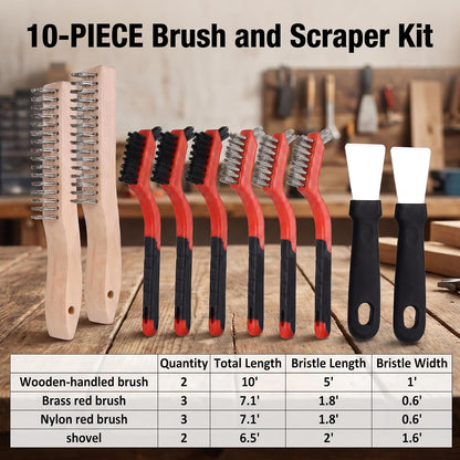 13PCS Window Sill Cleaner Tools - Deep Clean Crevice Cleaning Brush for Window/Door Tracks, Sill, Tile Lines, Kitchen Gunk, Bathroom Counters