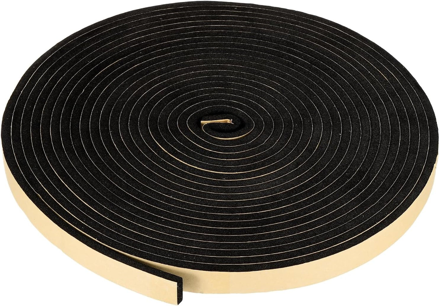 PATIKIL Foam Insulation Tape, 1-1/2" W x 1/8" t x 32.8FT Self Adhesive Weather Stripping Door Seal Strip for Door Window Air Conditioning, Black - Colors B