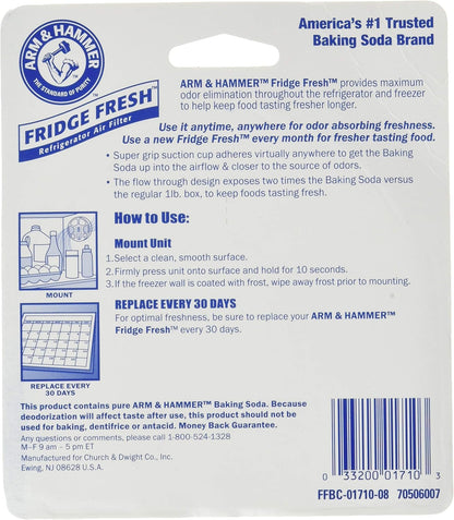 Arm & Hammer Fridge Fresh Refrigerator, 1 Count (Pack of 2)