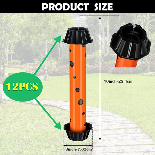 12 Pcs Sticky Fly Trap Fly Stick Indoor Outdoor Long Lasting Adhesive Fly Catcher with Hanging Hook for Wasps Gnats Bugs Insects Moths Fruit Flies Mosquitoes Spiders Fleas (White)