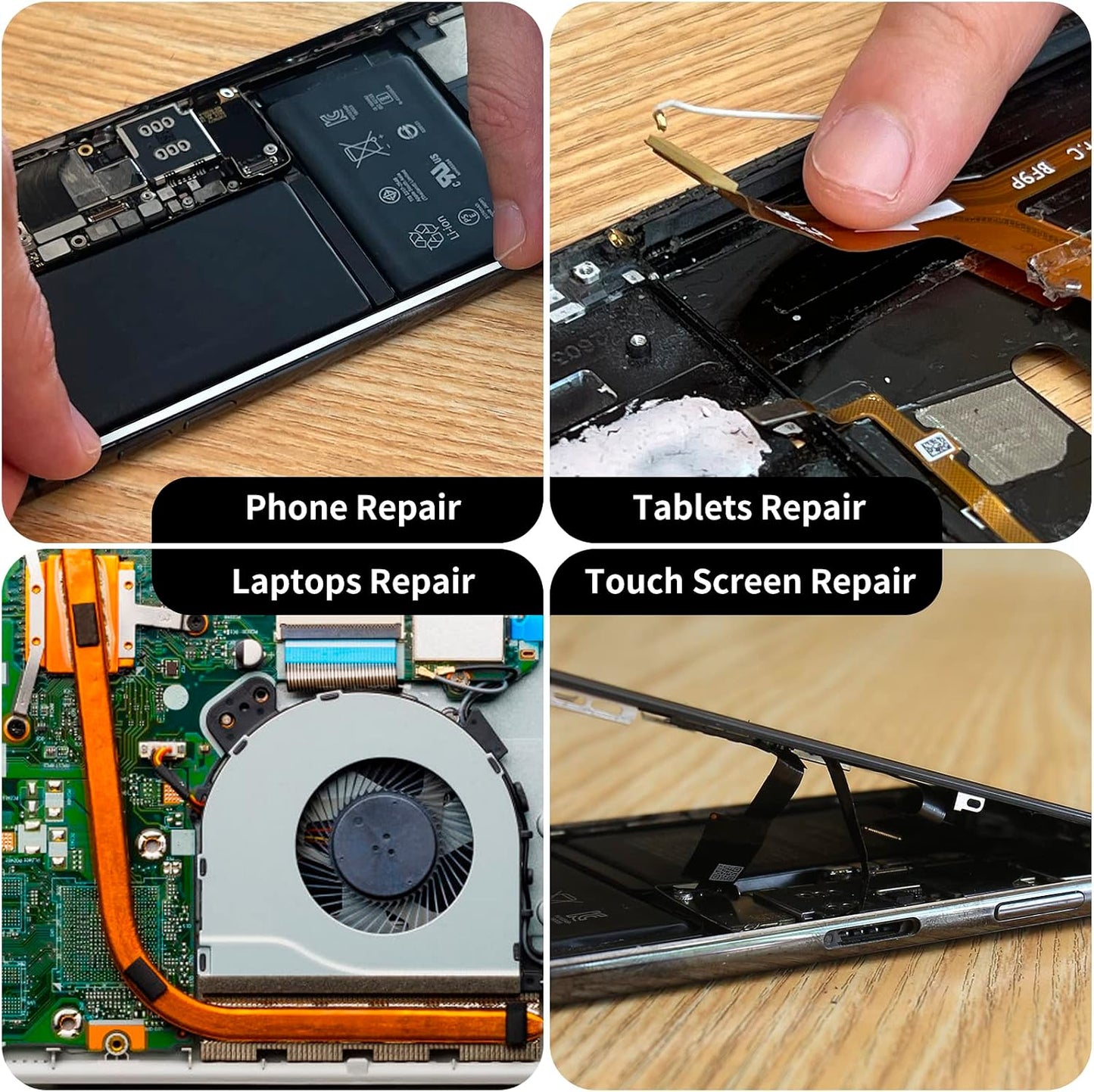 2mm / 3mm x 50M LCD Repair Tape Phone Screen Adhesive Tape LCD Touch Screen Repair Tape with 1 Tweezers for Cell Phone, iPad, Tablets, Laptops, LCD Screen