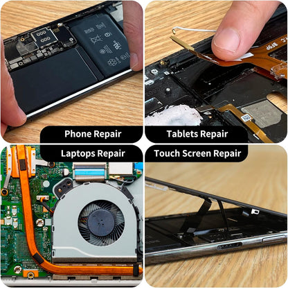 2mm / 3mm x 50M LCD Repair Tape Phone Screen Adhesive Tape LCD Touch Screen Repair Tape with 1 Tweezers for Cell Phone, iPad, Tablets, Laptops, LCD Screen